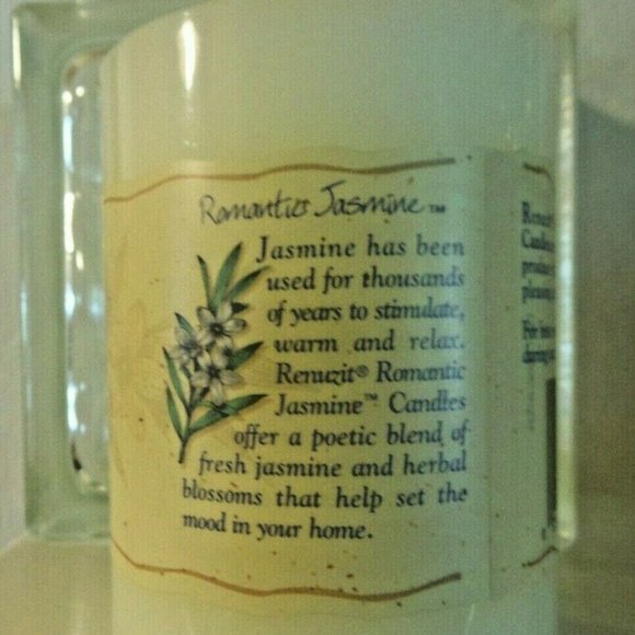 Renuzit Long Last Aromasense Candle Romantic Jasmine New Discontinued 65 Hours - Picture 2 of 5